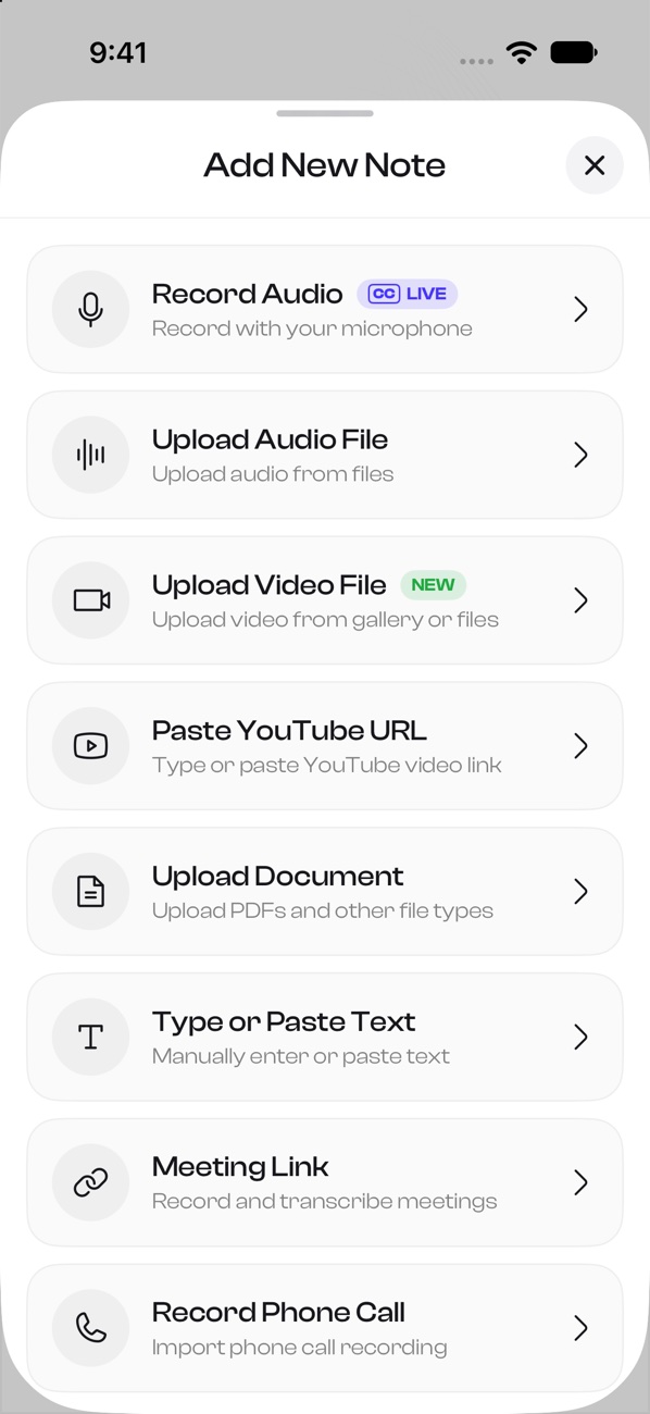 Add notes any way you like